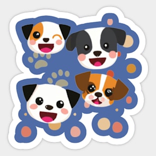 Smiling Puppy Sticker